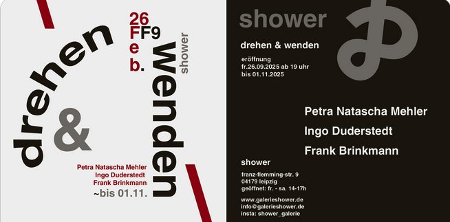 Ausstellung Galerie shower